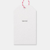 Happy mothers day. Gold simple script calligraphy Cadeaulabel (Achterkant)