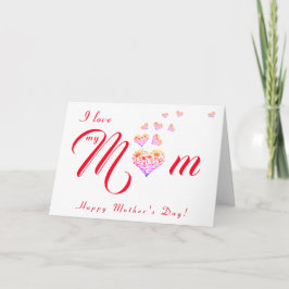 Happy Mothers Day/Happy Birthday Wenskaart Kaart