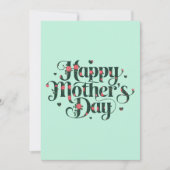 Happy Mothers Day Kaart (Voorkant)