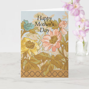 Happy Mother's Day Kaart 🌷Artistic Flower Edition