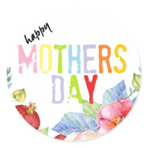 Happy Mothers day kleurrijke typografie