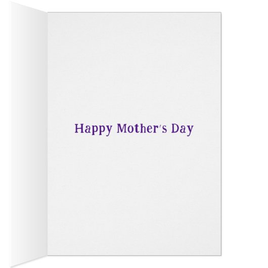 Happy Mothers Day Mam Waterverf Hearts (Binnen (Rechts))