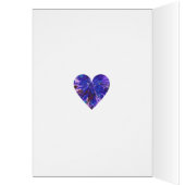 Happy Mothers Day Mam Waterverf Hearts (Binnen (Links))