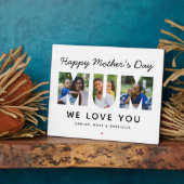 Happy Mothers Day Mum Custom Fotocollage Fotoplaat (Zijkant)