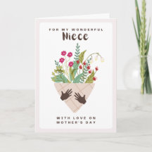 Happy Mothers Day naar mijn nichtje Moederdag Flor