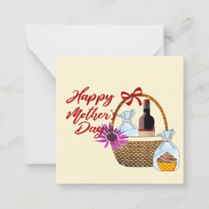 Happy Mothers Day Notecard Notitiekaartje