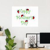 Happy Mothers Day Poster (Thuiskantoor)