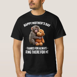 Happy Mother's Day Punch the Monkey Cute Monkey T-shirt