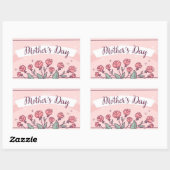 Happy Mother's Day Rechthoekige Sticker (Vel)