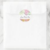 Happy Mothers Day Ronde Sticker (Tas)