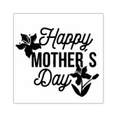 Happy Mothers Day Rubberstempel (Afrduk)