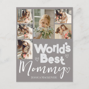 Happy mothers Day, 's werelds beste mama Foto Feestdagenkaart