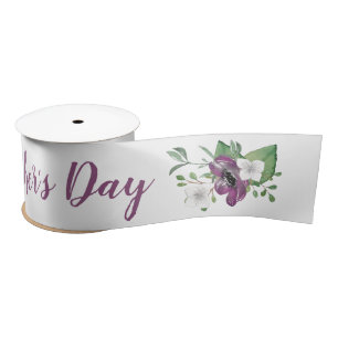 Happy Mothers Day Script w Wild Roos Bloemen Spray Lint