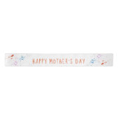 Happy Mothers Day Skinny Font en Paint Spletters Lint (Voorkant)