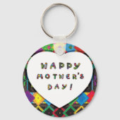 Happy Mothers Day Sleutelhanger (Achterkant)