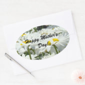 Happy Mothers Day! stickers Daisy Flowers bloemig (Envelop)