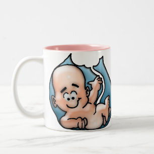 Happy Mothers Day Tweekleurige Koffiemok