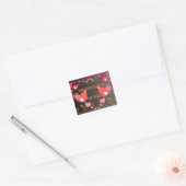 HAPPY MOTHERS DAY  VIERKANTE STICKER (Envelop)