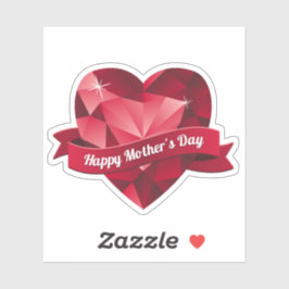 Happy Mothersday Loveheart sticker