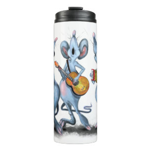 Happy Mouse Music Band Fun Thermal Tumbler Thermosbeker