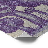 Happy Mushroom-Prints Poster (Hoek)