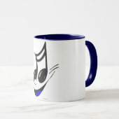 Happy Music Key Mug (Devant droit)