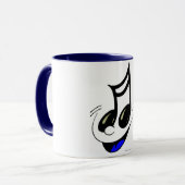 Happy Music Key Mug (Devant gauche)