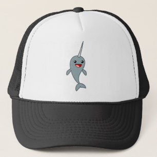 Happy Narwhal Trucker Pet