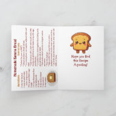 Happy National Banana Bread Day | Feb 23rd Kaart (Binnen)