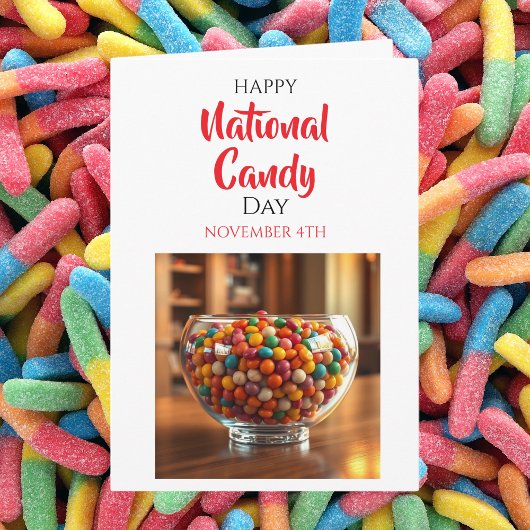 Happy National Candy Day | November 4th Kaart
