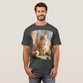 Happy National Cat Day T-Shirt (Devant entier)