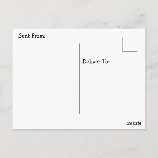 Happy National Ice Cream Sundae Day, 8 juli Briefkaart (Achterkant)