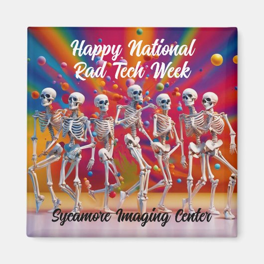 Happy National Rad Tech Week Magneet (Voorkant)