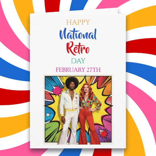 Happy National Retro Day | February 27th Kaart