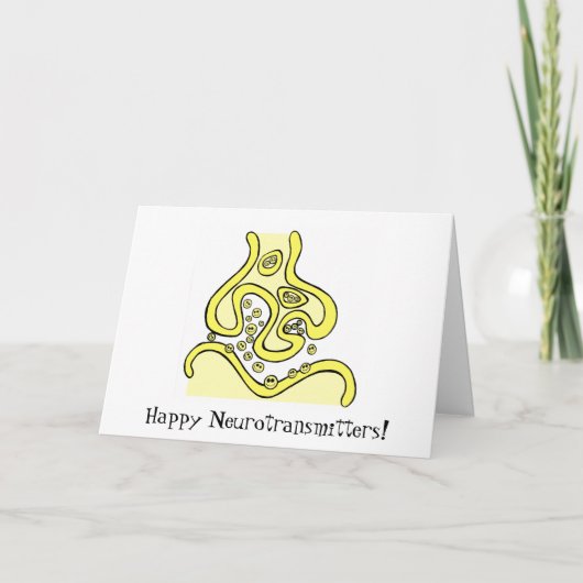 Happy Neurotransmitters-kaart Kaart (Voorkant)