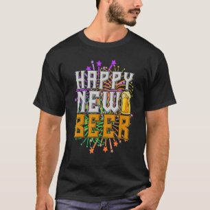 Happy New Beer nieuwjaarsbier T-shirt
