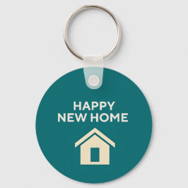 Happy New Home x Teal  Sleutelhanger