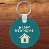 Happy New Home x Teal  Sleutelhanger (Achterkant)