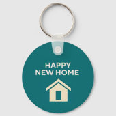 Happy New Home x Teal  Sleutelhanger (Achterkant)