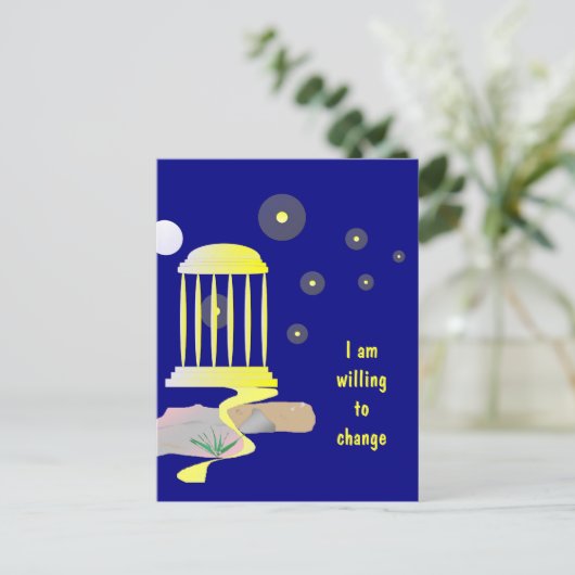 Happy New Journey Affirmation Briefkaart (Staand voorkant)