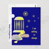 Happy New Journey Affirmation Briefkaart (Voorkant / Achterkant)