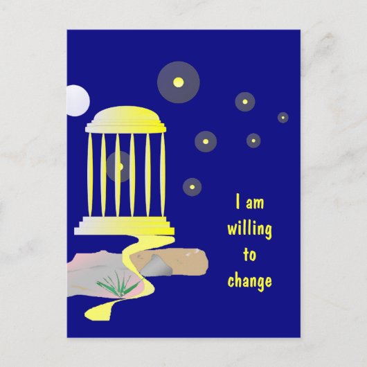 Happy New Journey Affirmation Briefkaart (Voorkant)