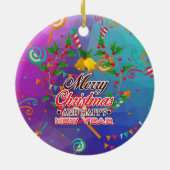 Happy New Near Keramisch Ornament (Achterkant)