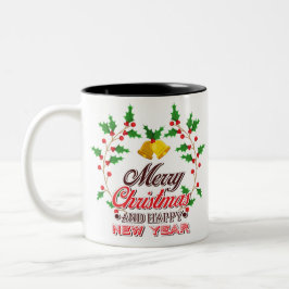 Happy New Near Tweekleurige Koffiemok