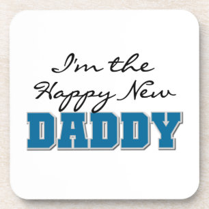 Happy New Papa Gifts Onderzetter