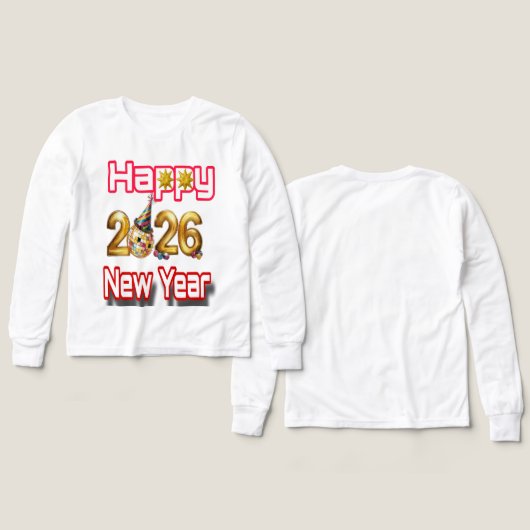 Happy New year  (Motif Recto et Verso)