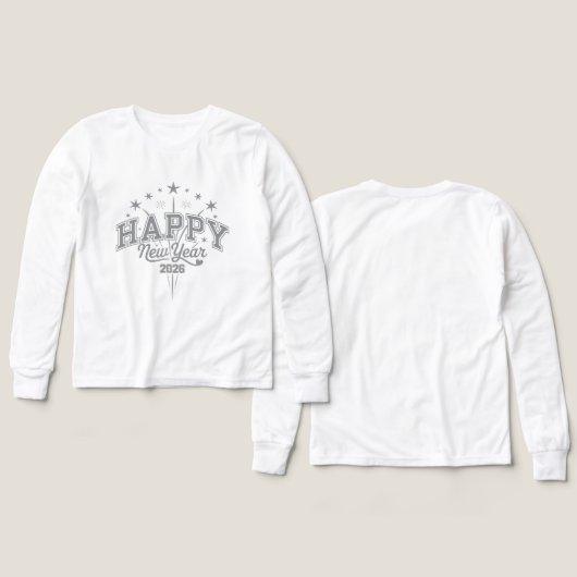 Happy New Year  (Motif Recto et Verso)