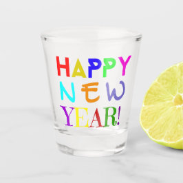 Happy New Year 1.5 oz Shot Glass Shot Glas