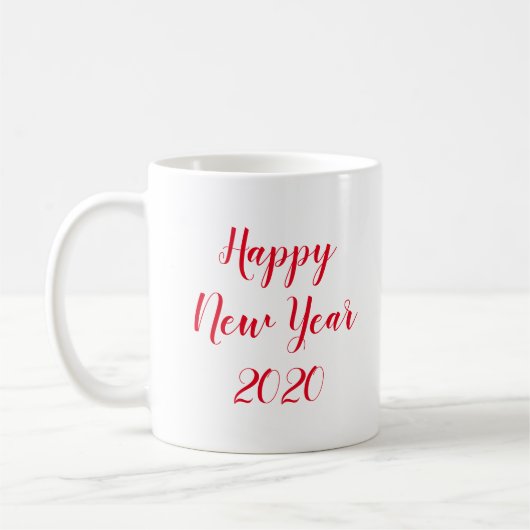 Happy New Year 2020 Cup Koffiemok (Links)