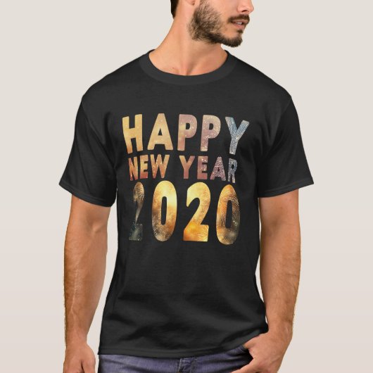 Happy New Year 2020 T-shirt (Voorkant)